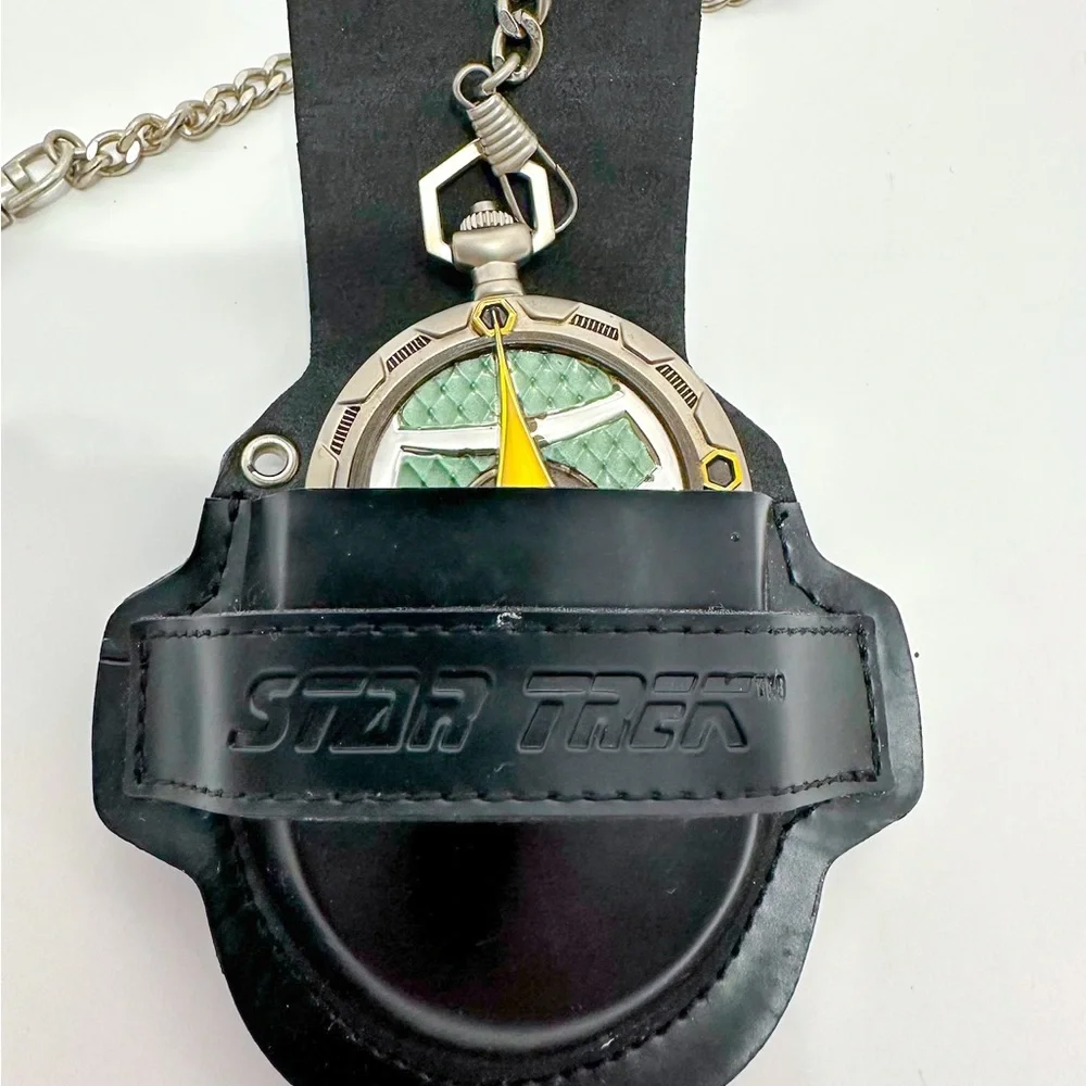 Star Trek Klingon Bird Of Prey Star Ship Official Collectors Pocket Watch